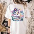 Microscope Flower Butterfly Biology Science Teacher Student Women's Comfort Colors T-Shirt Back Print Ivory Microscope Flower Butterfly Biology Science Teacher Student Women's Comfort Colors T-Shirt Back Print Ivory