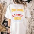 Middle School Science Teacher Halloween Costume For Men Women Women's Comfort Colors T-Shirt Back Print Ivory