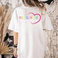 Multilingual Learner Teacher Heart Women's Comfort Colors T-Shirt Back Print Ivory Multilingual Learner Teacher Heart Women's Comfort Colors T-Shirt Back Print Ivory