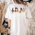 Music Notes Pumpkin Music Teacher Musician Fall Halloween Men Women Kids Women's Comfort Colors T-Shirt Back Print Ivory Music Notes Pumpkin Music Teacher Musician Fall Halloween Men Women Kids Women's Comfort Colors T-Shirt Back Print Ivory