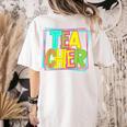 Neon Retro Teacher Cute Teacher Team New Teacher Back To Sch Women's Comfort Colors T-Shirt Back Print Ivory Neon Retro Teacher Cute Teacher Team New Teacher Back To Sch Women's Comfort Colors T-Shirt Back Print Ivory