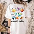 Neurodiverse Universe Space Planet Special Education Teacher Women's Comfort Colors T-Shirt Back Print Ivory