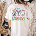 Nothing Beats 2nd Second Grade Back To School Teacher Kids Women's Comfort Colors T-Shirt Back Print Ivory