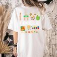 Novelty Montessori Studying Learning Schooling Teacher Love For Men Women Women's Comfort Colors T-Shirt Back Print Ivory Novelty Montessori Studying Learning Schooling Teacher Love For Men Women Women's Comfort Colors T-Shirt Back Print Ivory