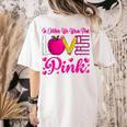 In October We Wear Pink Love Teacher Breast Cancer Awareness Women's Comfort Colors T-Shirt Back Print Ivory In October We Wear Pink Love Teacher Breast Cancer Awareness Women's Comfort Colors T-Shirt Back Print Ivory