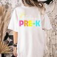 Oh Hey Pre-k Shirt Back To School Teachers Students Women's Comfort Colors T-Shirt Back Print Ivory Oh Hey Pre-k Shirt Back To School Teachers Students Women's Comfort Colors T-Shirt Back Print Ivory