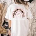 Paraprofessional Rainbow Para Teacher Parapro Women's Comfort Colors T-Shirt Back Print Ivory Paraprofessional Rainbow Para Teacher Parapro Women's Comfort Colors T-Shirt Back Print Ivory