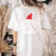 PE Squad Christmas PE Teacher Matching Xmas Women's Comfort Colors T-Shirt Back Print Ivory