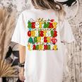 PE Teacher Christmas Holiday Women's Comfort Colors T-Shirt Back Print Ivory PE Teacher Christmas Holiday Women's Comfort Colors T-Shirt Back Print Ivory