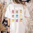 Pi Menu 314 Pi Symbol Math Teacher Happy Pi Day Women's Comfort Colors T-Shirt Back Print Ivory