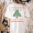Pi Tree Christmas Math Teacher Ugly Sweater Men Women Kids Women's Comfort Colors T-Shirt Back Print Ivory Pi Tree Christmas Math Teacher Ugly Sweater Men Women Kids Women's Comfort Colors T-Shirt Back Print Ivory