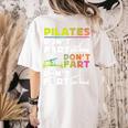 Pilates Instructor Teacher Watercolor Pilates Don't Fart Men Women Kids Women's Comfort Colors T-Shirt Back Print Ivory Pilates Instructor Teacher Watercolor Pilates Don't Fart Men Women Kids Women's Comfort Colors T-Shirt Back Print Ivory