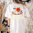 Pirate Teacher Men Women Kids Women's Comfort Colors T-Shirt Back Print Ivory Pirate Teacher Men Women Kids Women's Comfort Colors T-Shirt Back Print Ivory