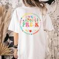 Pre-K Dream Team Back To School Teacher Flower Women's Comfort Colors T-Shirt Back Print Ivory Pre-K Dream Team Back To School Teacher Flower Women's Comfort Colors T-Shirt Back Print Ivory