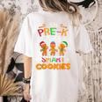 My Pre-K Kids Are Smart Cookies Christmas Teacher Women's Comfort Colors T-Shirt Back Print Ivory My Pre-K Kids Are Smart Cookies Christmas Teacher Women's Comfort Colors T-Shirt Back Print Ivory