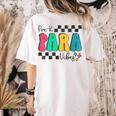 Pre-K Paraprofessional Teacher Back To School Vibes Women's Comfort Colors T-Shirt Back Print Ivory Pre-K Paraprofessional Teacher Back To School Vibes Women's Comfort Colors T-Shirt Back Print Ivory