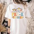 Pre-k Teacher Appreciation Teaching Wildflowers Women's Comfort Colors T-Shirt Back Print Ivory