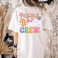 Preschool Boo Crew Preschool Teacher Student Halloween Women's Comfort Colors T-Shirt Back Print Ivory Preschool Boo Crew Preschool Teacher Student Halloween Women's Comfort Colors T-Shirt Back Print Ivory