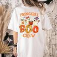 Principal Teacher Boo Crew Halloween Spooky Costume Women's Comfort Colors T-Shirt Back Print Ivory Principal Teacher Boo Crew Halloween Spooky Costume Women's Comfort Colors T-Shirt Back Print Ivory