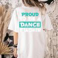 Proud Dance Instructor Choreographer Dance Teacher Women's Comfort Colors T-Shirt Back Print Ivory Proud Dance Instructor Choreographer Dance Teacher Women's Comfort Colors T-Shirt Back Print Ivory