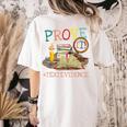 Prove It Text Evidence English Teacher Reading Teacher Women's Comfort Colors T-Shirt Back Print Ivory