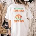 Psychology Teachers Love Brains Halloween For Psychologists Men Women Women's Comfort Colors T-Shirt Back Print Ivory Psychology Teachers Love Brains Halloween For Psychologists Men Women Women's Comfort Colors T-Shirt Back Print Ivory