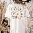 Pumpkin Pi Math Teacher Geek Women's Comfort Colors T-Shirt Back Print Ivory Pumpkin Pi Math Teacher Geek Women's Comfort Colors T-Shirt Back Print Ivory