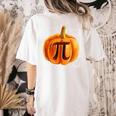 Pumpkin Pie Halloween Thanksgiving Math Teacher Pi Day Women's Comfort Colors T-Shirt Back Print Ivory Pumpkin Pie Halloween Thanksgiving Math Teacher Pi Day Women's Comfort Colors T-Shirt Back Print Ivory
