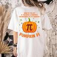 Pumpkin Pie Pi Math Teacher Shirt Halloween Men Adult Women's Comfort Colors T-Shirt Back Print Ivory Pumpkin Pie Pi Math Teacher Shirt Halloween Men Adult Women's Comfort Colors T-Shirt Back Print Ivory