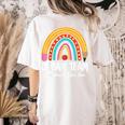 Rainbow Pencil Dream Exceptional Education Team SPED Teacher Women's Comfort Colors T-Shirt Back Print Ivory