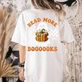 Read More Books Halloween Retro Pumpkin Reading Fall Teacher Women's Comfort Colors T-Shirt Back Print Ivory Read More Books Halloween Retro Pumpkin Reading Fall Teacher Women's Comfort Colors T-Shirt Back Print Ivory
