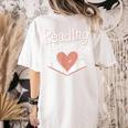 Reading Intervention Teacher Women's Comfort Colors T-Shirt Back Print Ivory