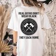 Real Goths Sack Rome History Teacher Women's Comfort Colors T-Shirt Back Print Ivory