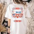 Red & Blue Teacher Crew Shirt 4th Of July Sunglasses Women's Comfort Colors T-Shirt Back Print Ivory Red & Blue Teacher Crew Shirt 4th Of July Sunglasses Women's Comfort Colors T-Shirt Back Print Ivory