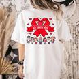Red Ribbon Week Awareness For Students And Teachers Men Women Girls Kids Women's Comfort Colors T-Shirt Back Print Ivory