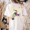 There's Room On My Broom For You Too Teacher Halloween Women's Comfort Colors T-Shirt Back Print Ivory There's Room On My Broom For You Too Teacher Halloween Women's Comfort Colors T-Shirt Back Print Ivory
