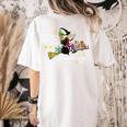 There's Room On My Broom For You Too Teacher Halloween Women's Comfort Colors T-Shirt Back Print Ivory There's Room On My Broom For You Too Teacher Halloween Women's Comfort Colors T-Shirt Back Print Ivory