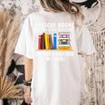 I Rescue Books Trapped In The Bookstore Book Teacher For Men Women Women's Comfort Colors T-Shirt Back Print Ivory