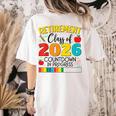 Retirement Class Of 2026 Countdown In Progress Teacher Women's Comfort Colors T-Shirt Back Print Ivory Retirement Class Of 2026 Countdown In Progress Teacher Women's Comfort Colors T-Shirt Back Print Ivory