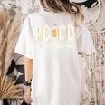 Retro Abcd Teacher Novelty Back To School Teacher Women's Comfort Colors T-Shirt Back Print Ivory Retro Abcd Teacher Novelty Back To School Teacher Women's Comfort Colors T-Shirt Back Print Ivory