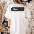 Retro ABCD Teacher Tour Kindergarten Teacher Back To School Women's Comfort Colors T-Shirt Back Print Ivory