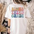 Retro Aloha Third Grade Teacher Summer Vacation Beach Hawaii Women's Comfort Colors T-Shirt Back Print Ivory Retro Aloha Third Grade Teacher Summer Vacation Beach Hawaii Women's Comfort Colors T-Shirt Back Print Ivory