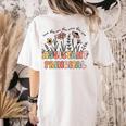 Retro Floral Assistant Principal Shirt For Teachers Day Women's Comfort Colors T-Shirt Back Print Ivory Retro Floral Assistant Principal Shirt For Teachers Day Women's Comfort Colors T-Shirt Back Print Ivory