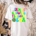 Retro Groovy In My Glowing Teacher Era Happy Teacher's Day Women's Comfort Colors T-Shirt Back Print Ivory Retro Groovy In My Glowing Teacher Era Happy Teacher's Day Women's Comfort Colors T-Shirt Back Print Ivory
