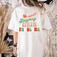 Retro Sleighing Math Problems Santa Math Teacher Christmas Women's Comfort Colors T-Shirt Back Print Ivory Retro Sleighing Math Problems Santa Math Teacher Christmas Women's Comfort Colors T-Shirt Back Print Ivory