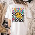 Retro Special Education Squad Groovy Dream Team Teacher Women's Comfort Colors T-Shirt Back Print Ivory