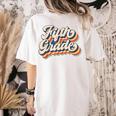 Retro Sunset Fifth Grade Teacher & Student Back To School Women's Comfort Colors T-Shirt Back Print Ivory Retro Sunset Fifth Grade Teacher & Student Back To School Women's Comfort Colors T-Shirt Back Print Ivory