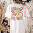 Retro Welcome Back To School Teacher Appreciation Boys Girls Women's Comfort Colors T-Shirt Back Print Ivory Retro Welcome Back To School Teacher Appreciation Boys Girls Women's Comfort Colors T-Shirt Back Print Ivory