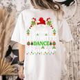 Santa's Favorite Dance Teacher Shirt Christmas Pajama Women's Comfort Colors T-Shirt Back Print Ivory Santa's Favorite Dance Teacher Shirt Christmas Pajama Women's Comfort Colors T-Shirt Back Print Ivory
