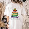 Santa's Favorite Teacher Idea For Christmas Teachers Women's Comfort Colors T-Shirt Back Print Ivory Santa's Favorite Teacher Idea For Christmas Teachers Women's Comfort Colors T-Shirt Back Print Ivory